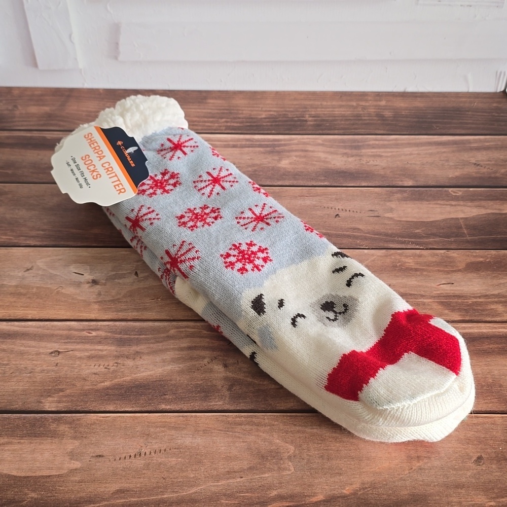 👉🏾3/20-COMPASS | SHERPA CRITTER SOCKS